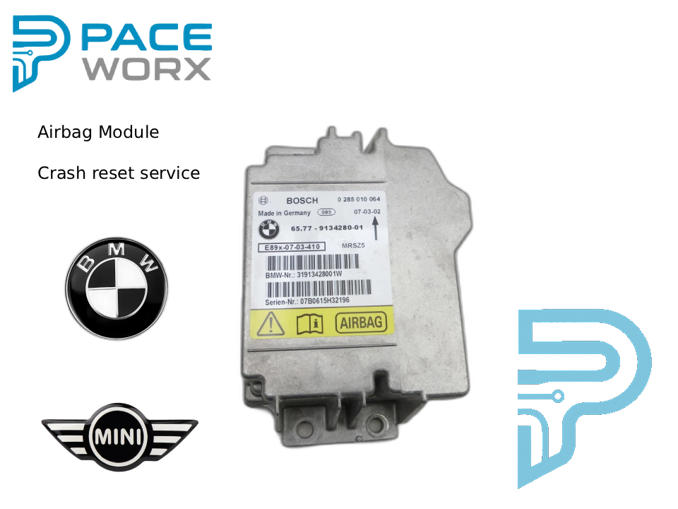 BMW Airbag Module (ACSM/MRS) Reset Service | Fix Error 93D7 & Crash Data